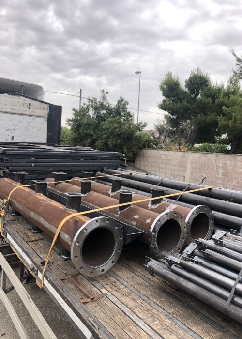 costruzione piping acciaio